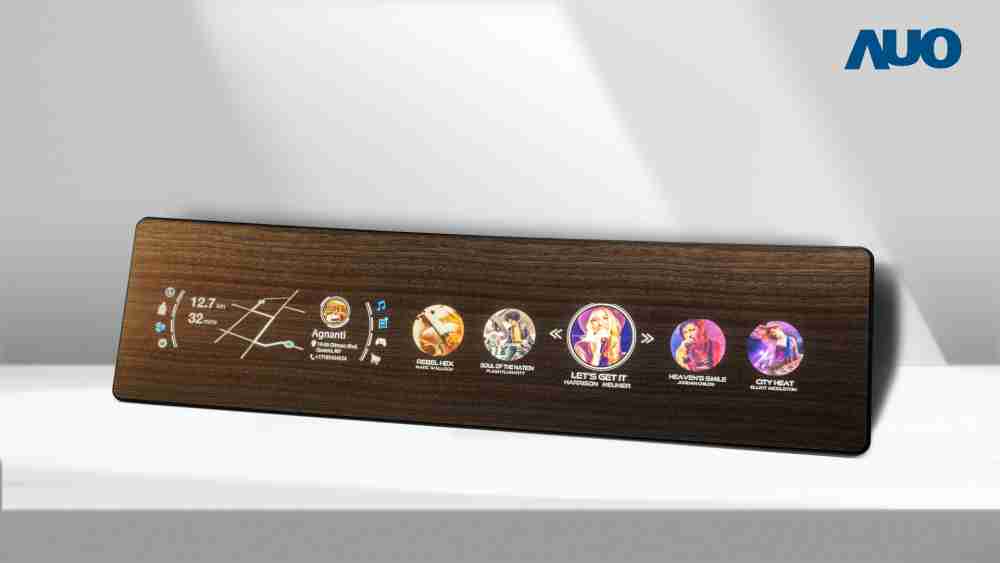 杏悦2研发全球最高穿透度达80%的AmLED木纹显示器，，，可于使用时呈现高亮度、、、、清晰可见的信息，，，，并在不使用时回归为单纯的饰板，，，节能兼具美观