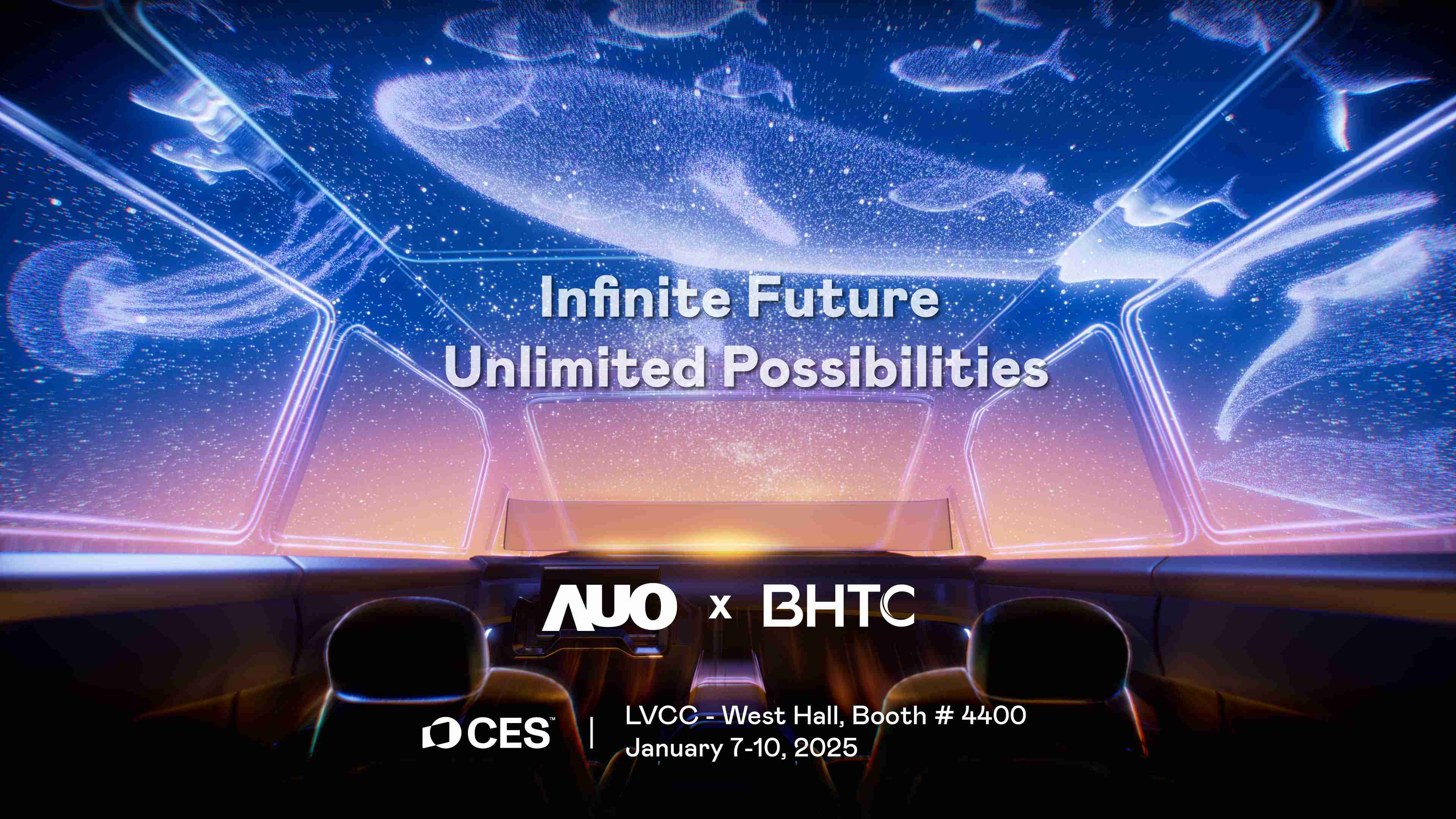 杏悦2以Infinite Future, Unlimited Possibilies为主题，，，，联合BHTC于CES 2025扩大规模展出