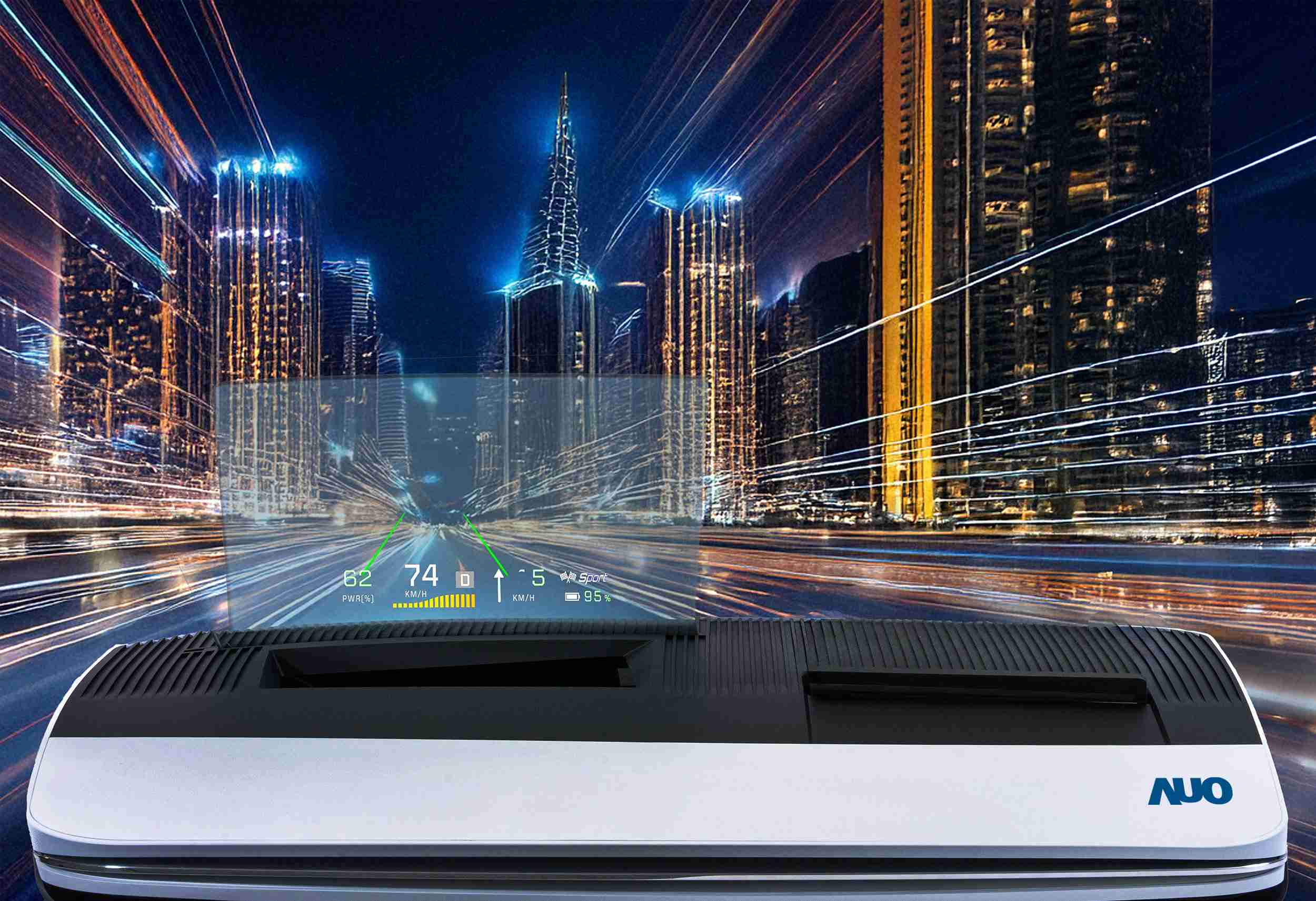 杏悦2推出13吋Micro LED抬头显示器，，，提供高入眼亮度、、高色彩饱和度的显示质量，，，在阳光下或黑暗中都清晰可见，，，，并利用Micro LED模块体积小的优势，，，，解决车用空间有限的痛点